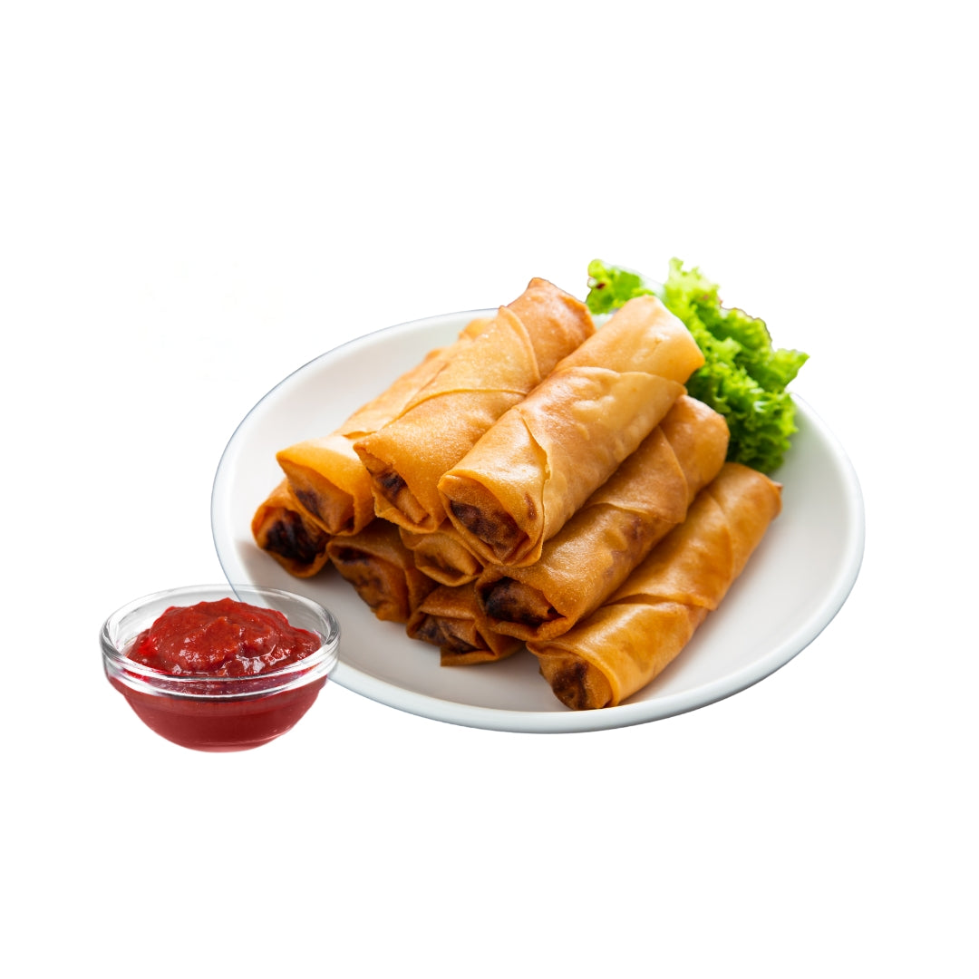 Frozen Homemade Chicken Spring Rolls